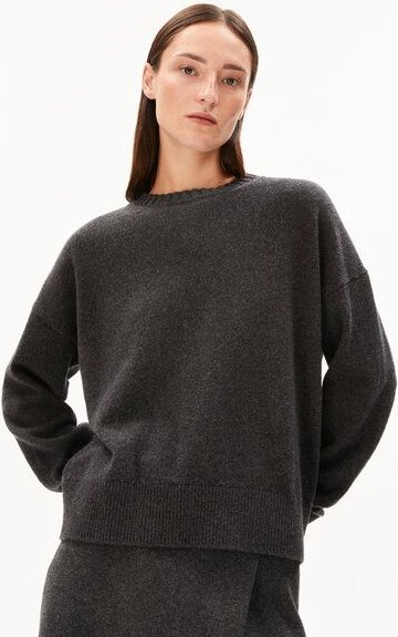 Thumbnail - ARMEDANGELS KAARALI Damen Pullover aus recyceltem Kashmir Mix