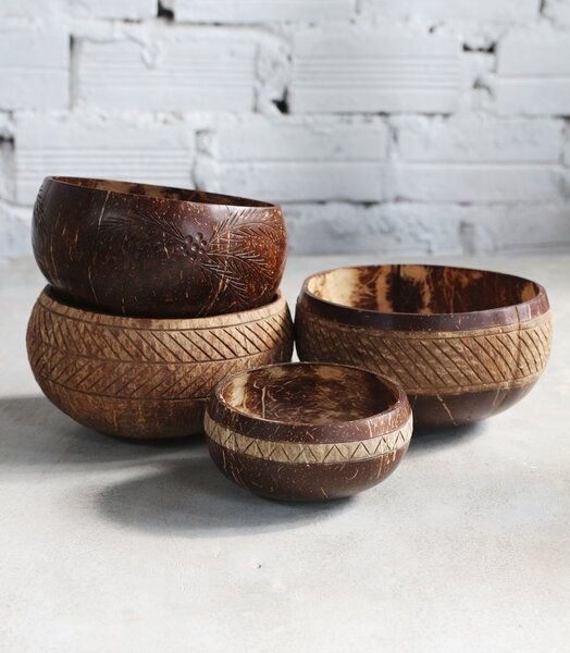 Balu Bowls Design Coconut Bowl Combo