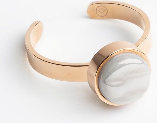 ALEXASCHA Größenverstellbarer Ring mit Stein | Roségold