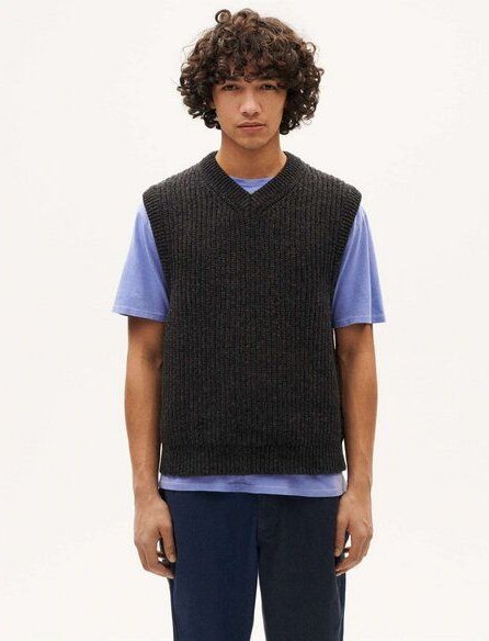 thinking mu kuscheliger Strickpullunder- Oliver vest- aus extra feiner Wolle