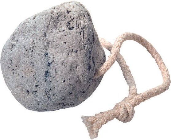 Croll & Denecke Weißer kräftiger Natur Vulkan Bimsstein