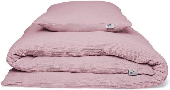 Hutch&Putch Musselin Bettwäsche Set - 100% Bio-Baumwolle - Handmade in Germany