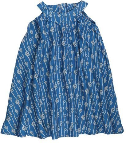 Bio-Baumwolle Sailor's Knot Kurzarmkleid in Dunkelblau - Nachhaltige & Umweltfreundliche Fashion von Walkiddy – GOTS zer...