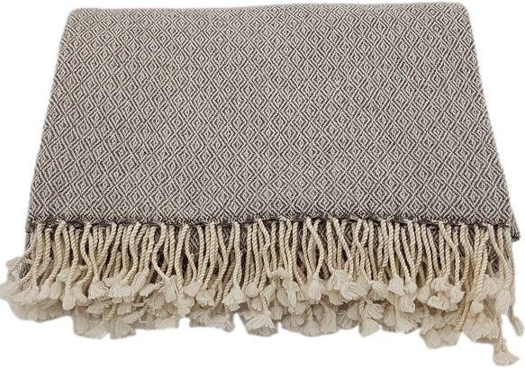 Frida Feeling Decke (100% Wolle) mit Diamantmuster