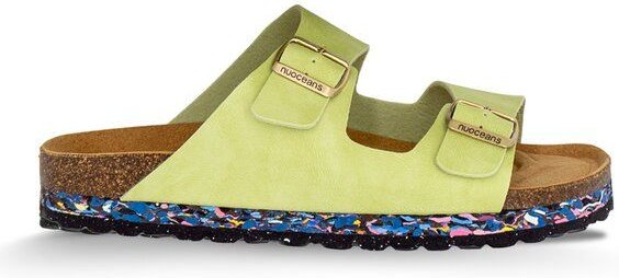 Nuoceans Sandalen Matcha Grün - Vegan | Recycelt | Sohle aus Meeresmüll | Fair produziert | Made in Europe