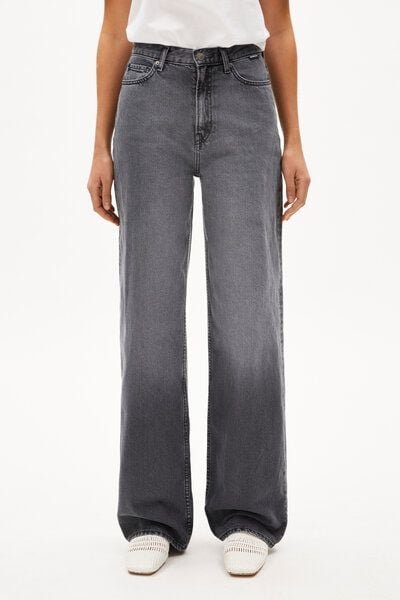 Thumbnail - ARMEDANGELS ENIJAA Damen Wide Jeans recycelter Baumwolle