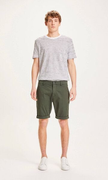 KnowledgeCotton Apparel Shorts - CHUCK regular chino poplin shorts