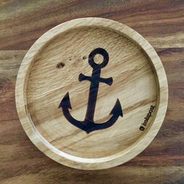 holzpost Untersetzer aus massiver EICHE