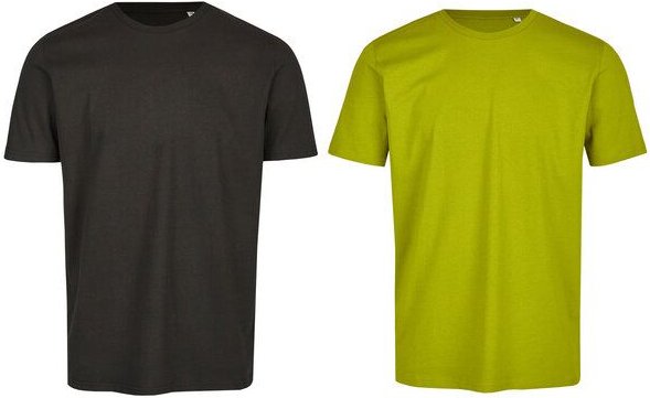 Brandless Basic Bio T-Shirt (Men Nr.3 ) Doublepack GOTS
