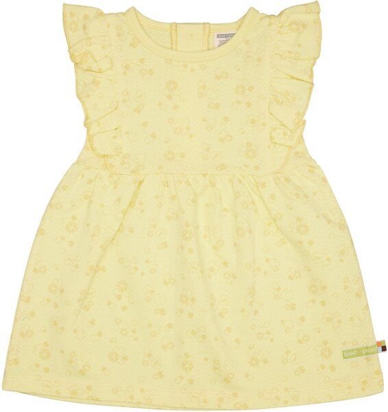 loud + proud Babys & Kinder Kleid aus Musseline Jersey mit Druck, GOTS-zertifiziert