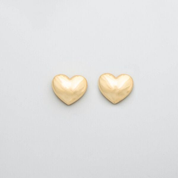 fejn jewelry Ohrstecker 'big heart' in Herzform