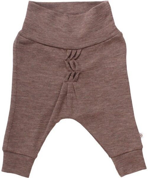 Müsli by Green Cotton Merino Hose | woolly Pleat Pants | GOTS zertifiziert | Müsli