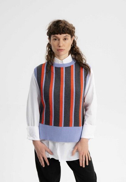 Jacquard Strick Pullunder JAMUNA | von MELA | Fairtrade & GOTS zertifiziert