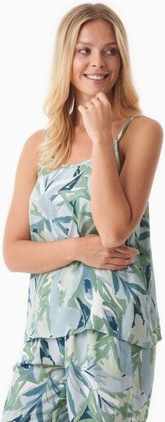 ORGANICATION Blusentop aus LENZING ECOVERO mit Blattmuster