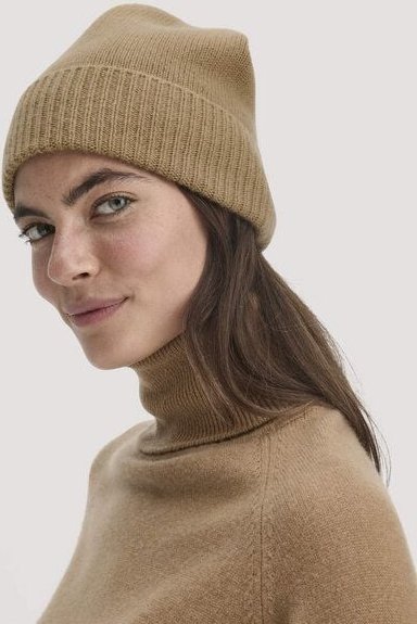 hessnatur BetterRecycling Mütze aus reinem Kaschmir