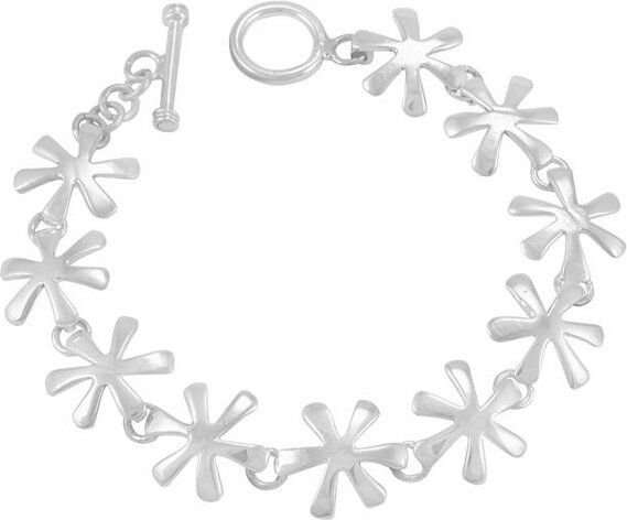 pakilia Silber Armband Blume Fair-Trade und handmade
