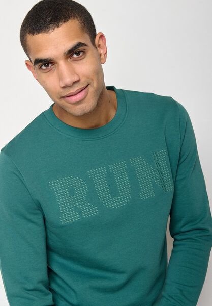 GREENBOMB Lifestyle Run Wild - Bequemes Sweatshirt aus Bio-Baumwolle / hochwertiger Print / GOTS / Fair & Vegan