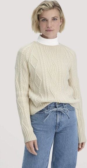 hessnatur Strick Pullover Regular aus Bio-Schurwolle und Bio-Baumwolle