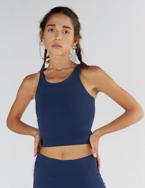True North Damen Crop Top aus Bio-Baumwolle Bauchfreies Yogatops T1220
