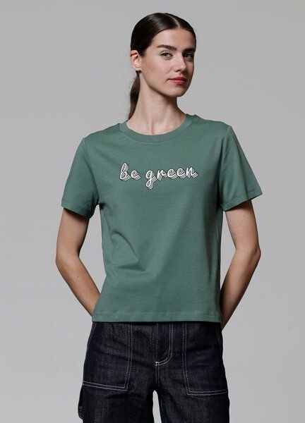 watapparel T-Shirt Frauen be green