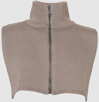 WOOLISH "Aim" Kragenwärmer mit Reißverschluss aus reiner Wolle