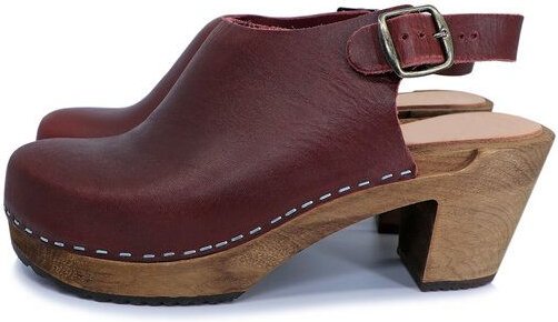IDÉ - schwedische Holz Clogs von me&myClogs - high mid heel