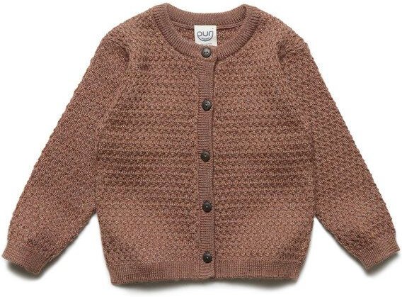 Puri Organic Baby Cardigan Struktur Merinowolle
