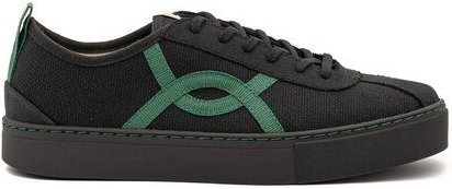 Vesica Piscis Footwear KAFKA BLACK SNEAKER OF RECYCLED COTTON