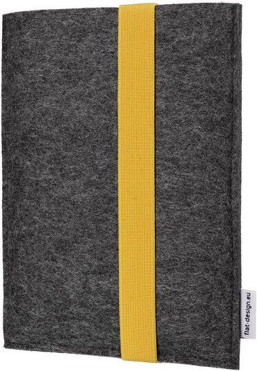 flat.design Hülle LAGOA für Tablets & Laptops bis 10,9 " - VEGANer Filz - anthrazit => genaues Modell bei der Bestellung...