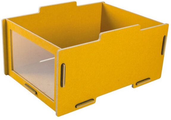 WERKHAUS Aufbewahrungsbox mit PET-Fenster | stapelbar