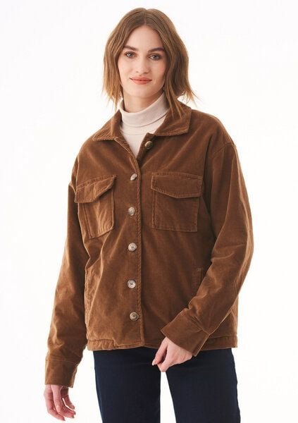 ORGANICATION Cordjacke aus Bio-Baumwolle