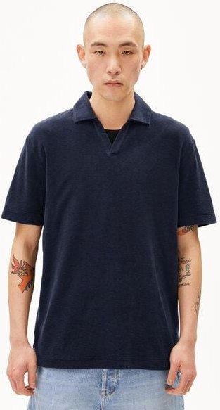 ARMEDANGELS MAARKOS POLO TERRY - Herren Sweatshirt aus Bio-Baumwolle