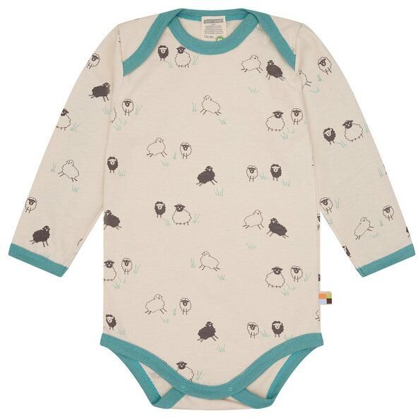 loud + proud Babys & Kinder Body langarm mit Druck, GOTS-zertifiziert