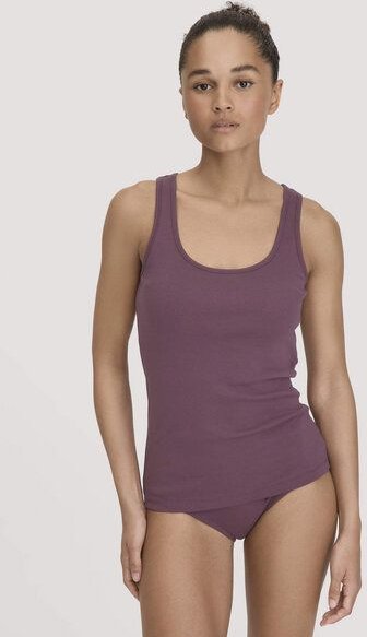 hessnatur Tanktop Rundhals Fitted 2er-Set PURE NATURE aus reiner Bio-Baumwolle