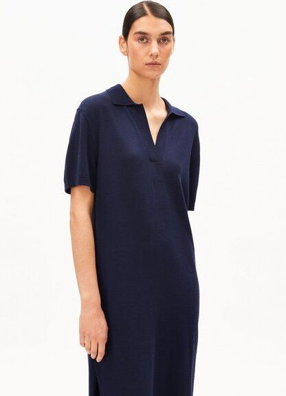 ARMEDANGELS FINE POLO Damen Strickkleid aus Bio-Baumwoll Mix