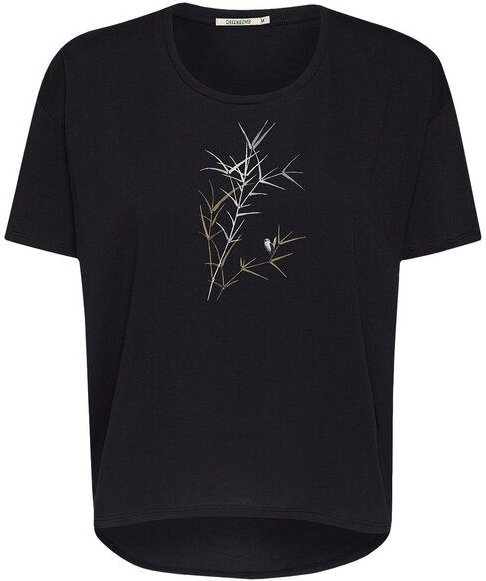 GREENBOMB Print T-Shirt Nature Bird Reed Feel