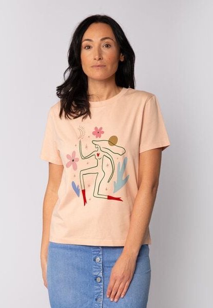 watapparel T-Shirt Frauen Love and flex