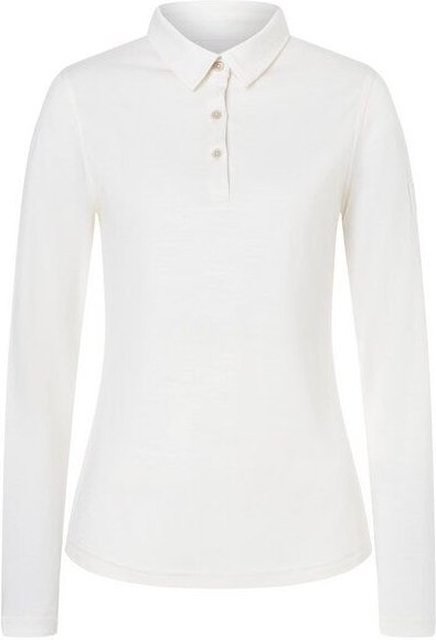 super.natural W POLO BIO J LS für Damen, nachhaltig, Merino