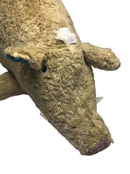 Pat und Patty Kuscheltier XXL "Wildschwein", dunkelbraun oder beige, 100% Baumwolle-kba