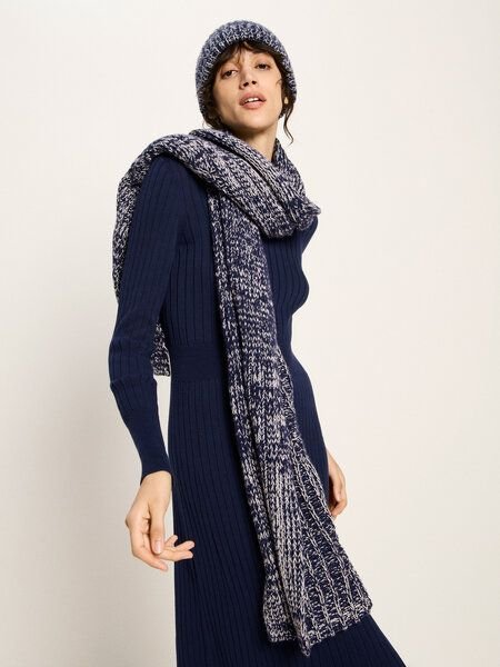 LANIUS Strickschal aus Bio-Schurwolle und Bio-Baumwolle