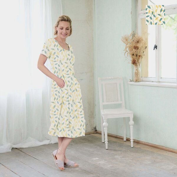 CON_STANT Ballonkleid mit Taschen 100% Baumwolle (kbA)