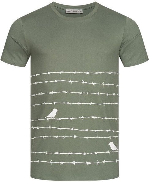 NATIVE SOULS T-Shirt Herren - Barbwire