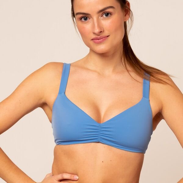 Woodlike Ocean Ruffle Bikini Top - Uni