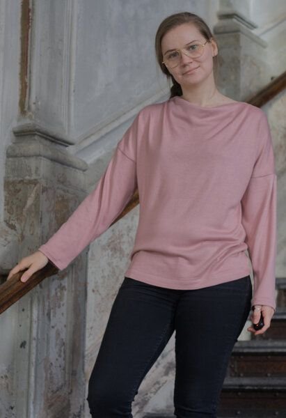 Golden Circle Clothing Wasserfallpullover aus EcoVero Viskose