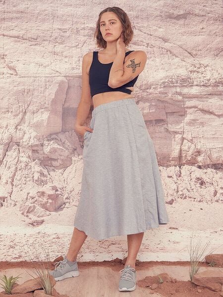 bleed Hanno Hanf Lyocell (TENCEL) Rock Blau