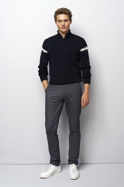 M 5 BY MEYER Sportliche Chino im Wool Look