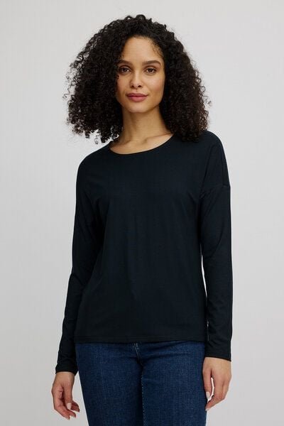 Thumbnail - TRANQUILLO Lockeres EcoVero-Shirt (W25C156)