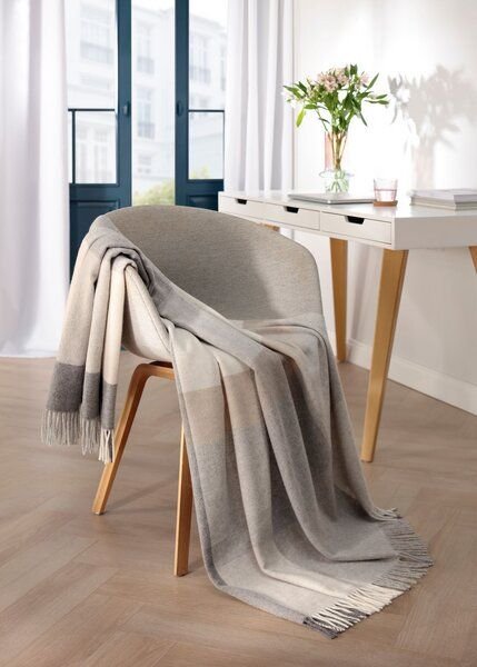 Thumbnail - biederlack Plaid Wohndecke "Pleasant" ,80% Wolle / 20% Kaschmir