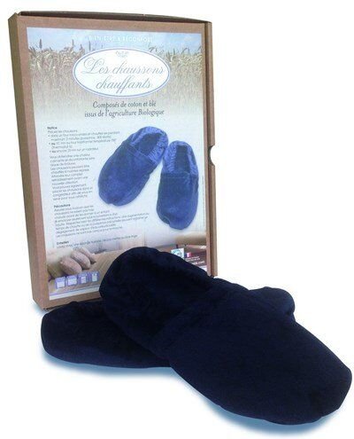 Eco-Conseil Wärmeschuhe - aufheizbare Hausschuhe mit Weizenkörnern