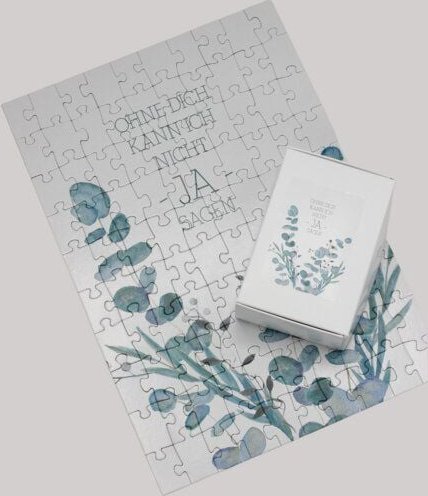 Fines Papeterie Brautjungfer Trauzeugin fragen * Hochzeit * Puzzle